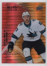 2022-23 Upper Deck Allure Color Flow Red Orange Spectrum 66/100 Adam Raska 13k9