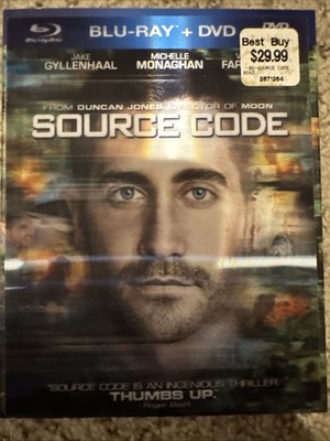 Source Code 2011 Blu-ray Starring Jake Gyllenhall, Vera Farmiga