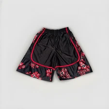 Vintage Youngs Lei Shorts Mens Large Hawaiian Basketball Silky Dazzle