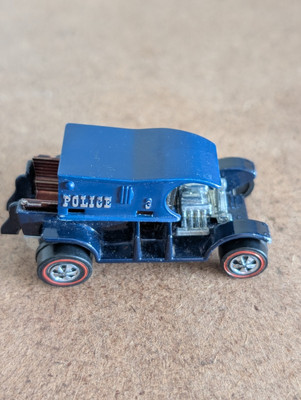 Hot Wheels Redline Paddy Wagon Car 1969 Dark Blue Made In U.S.A.