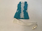 Vintage Francie  Iced Blue Dress Squishy Shoe & Stocking Mattel #1274
