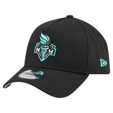 Unisex-New Era  Black New York Liberty Core Logo A-Frame 9FORTY Adjustable Hat
