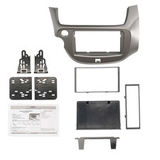 Metra 99-7877S Single-DIN Car Stereo Silver Dash Kit - Compatible Fits for Honda