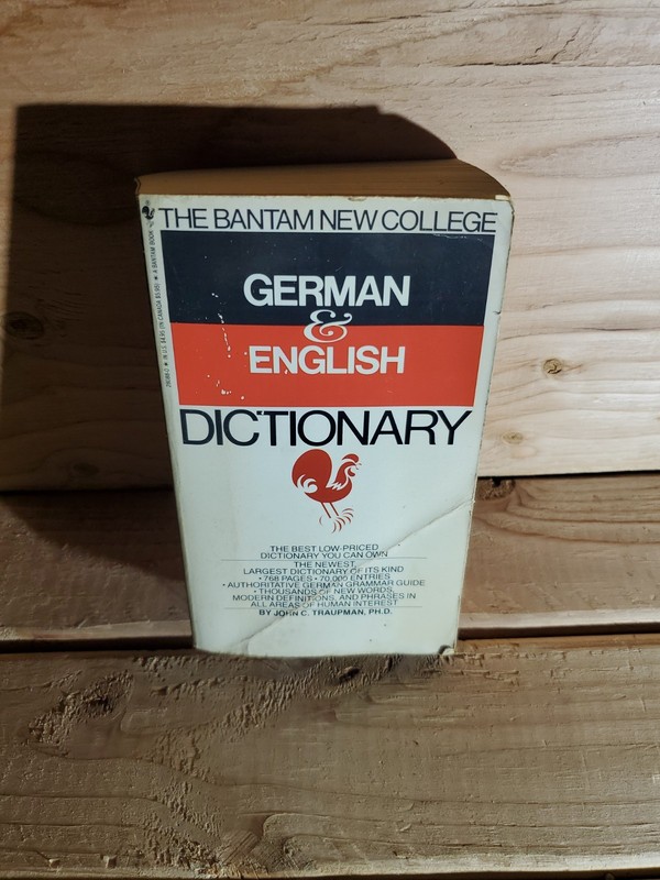 The Bantam New College German & English Dictionary (English and German E - GOOD