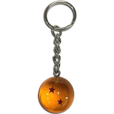 Dragon Ball Z - Two Star Dragon Ball 3D Keychain (1'', Acrylic) - Great Eastern E