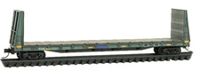 Texas Oklahoma & Eastern 61' Bulkhead Flat Car Micro-Trains #054 44 091 N Scale