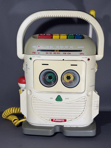 1990 Original Playskool PS-460 Mr Mike Radio Cassette Parts Repair Rare HTF