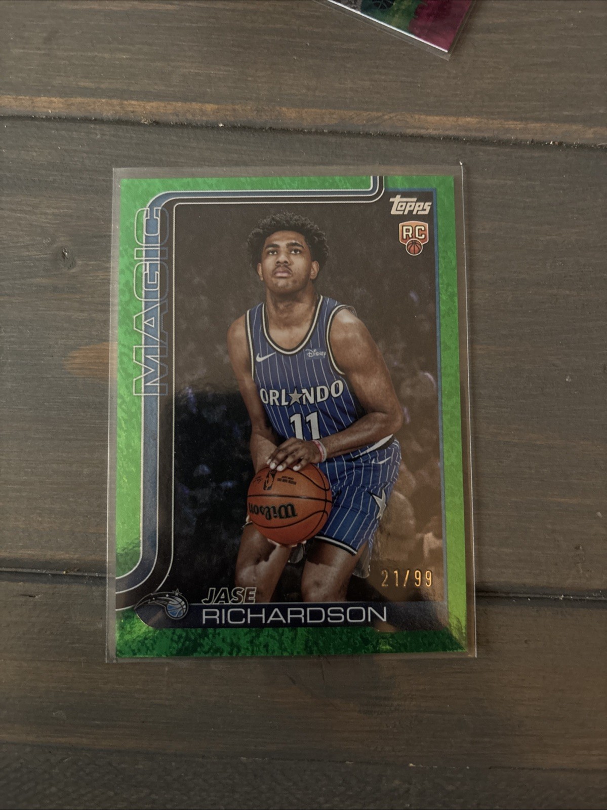 2025-26 Topps - Jase Richardson #225 Green Holofoil /99 (RC)