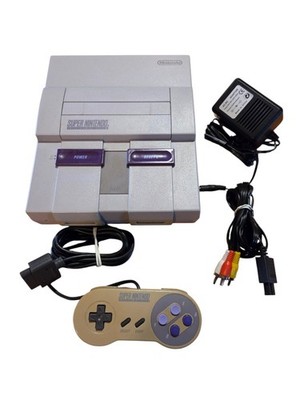 Original Authentic Nintendo Super NES Classic Edition Video Game Console - Gray