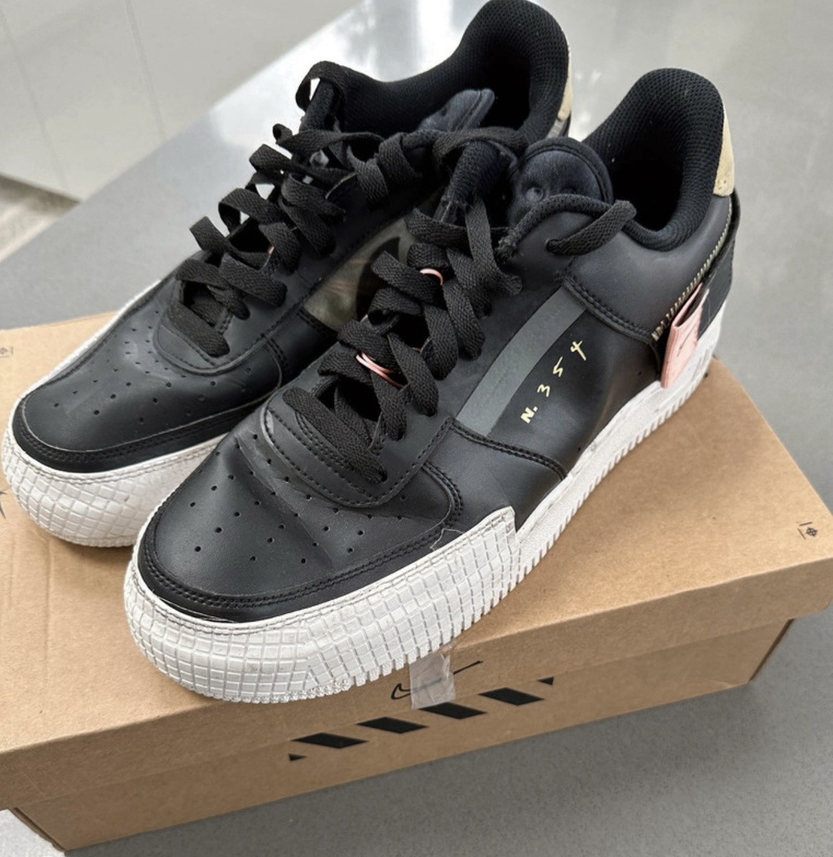 Pink Tint Air Force One Low Type Size 10 Nike Air Force Drop Type