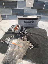 HARRINGTON LX005-5 Lever Chain Hoist Hook Mounted 1,000 lb Lifting Cap 5 ft Lift