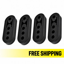 4pcs Exhaust Hanger Rubber Adjustable Insulator Bushing Mount 4 Holes Universal