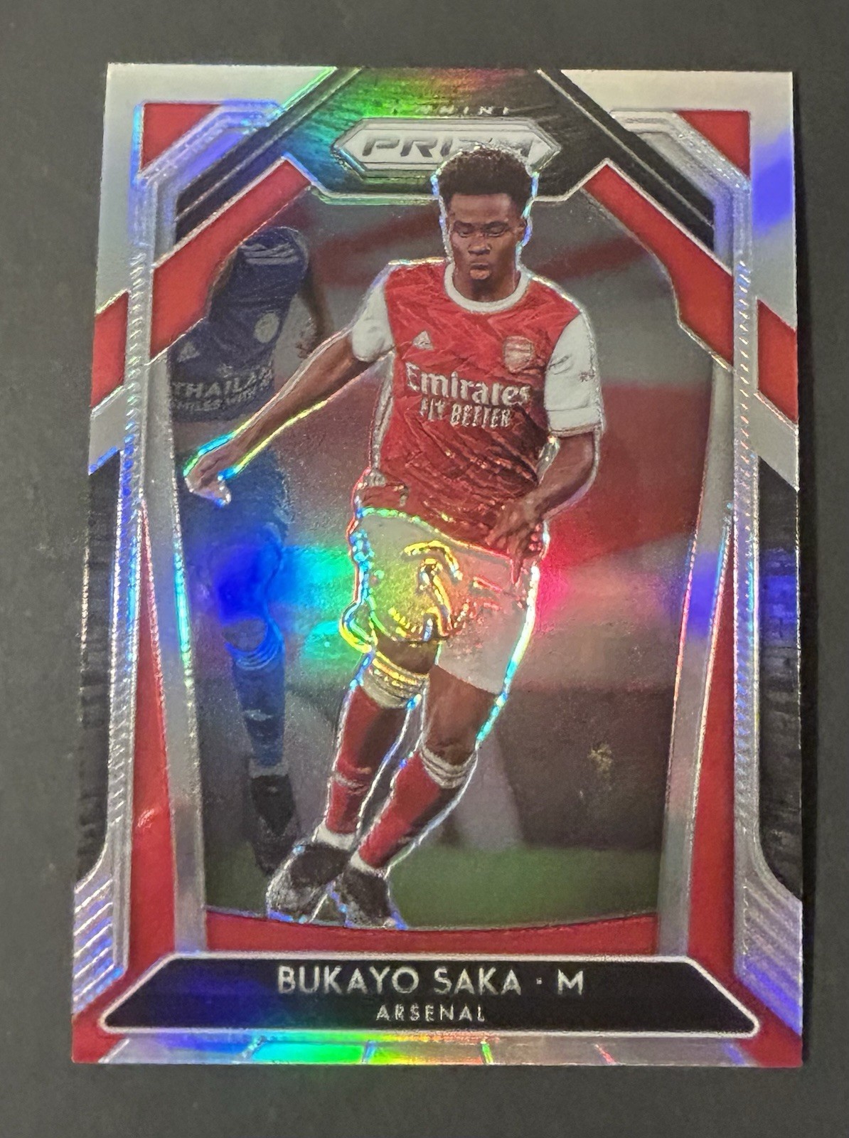 2020-21 Panini Prizm EPL Bukayo Saka Silver Prizm 1st Year ARSENAL ENGLAND