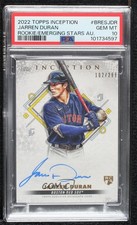 2022 Inception Base Rookie and Emerging Stars /299 Jarren Duran PSA 10 Auto 07i7