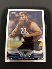 2013 Topps Chrome - Travis Frederick #157 Refractor (RC) Dallas Cowboys 