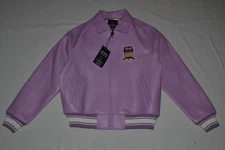 AUTHENTIC Avirex Icon Leather A1 BOMBER Jacket MENS VIOLET BRAND  NEW ALL SIZES