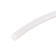 39" Long 14MM Dia High Temperature Resistant Silicone Sealing Strip Cream White 