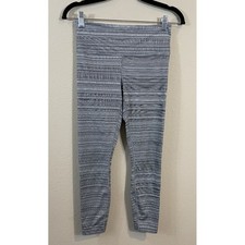 Athleta Chaturanga Jacquard crop Tight Leggings Textured S gym running workout