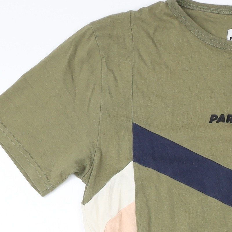 FILA T shirt donna Park Row colorblock verde Medium