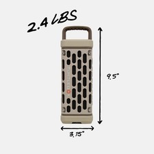 Turtlebox Ranger Loud Portable Waterproof Outdoor Speaker New In Box - TAN