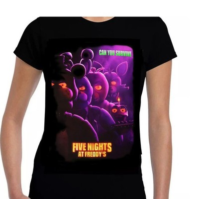 Five Nights At Freddy's - Horrorfilm Damen Capsleeve Grafik T-Shirt
