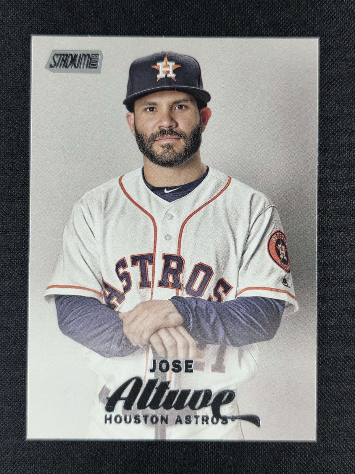 Jose Altuve 2017 Topps Stadium Club Image Variation SP SSP #116 ASTROS
