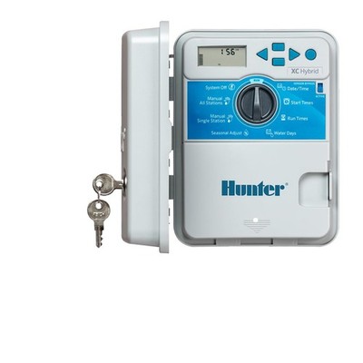 Hunter XC-600 Hybrid Battery Powered 6 Zone Sprinkler Timer Controller
