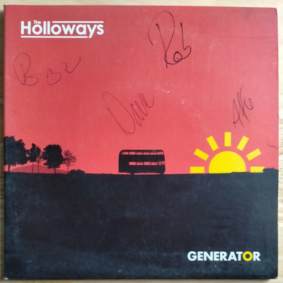 The Holloways Generator 2007 UK 7'' Single Reissue Gatefold Sleeve Signed HOLLO4