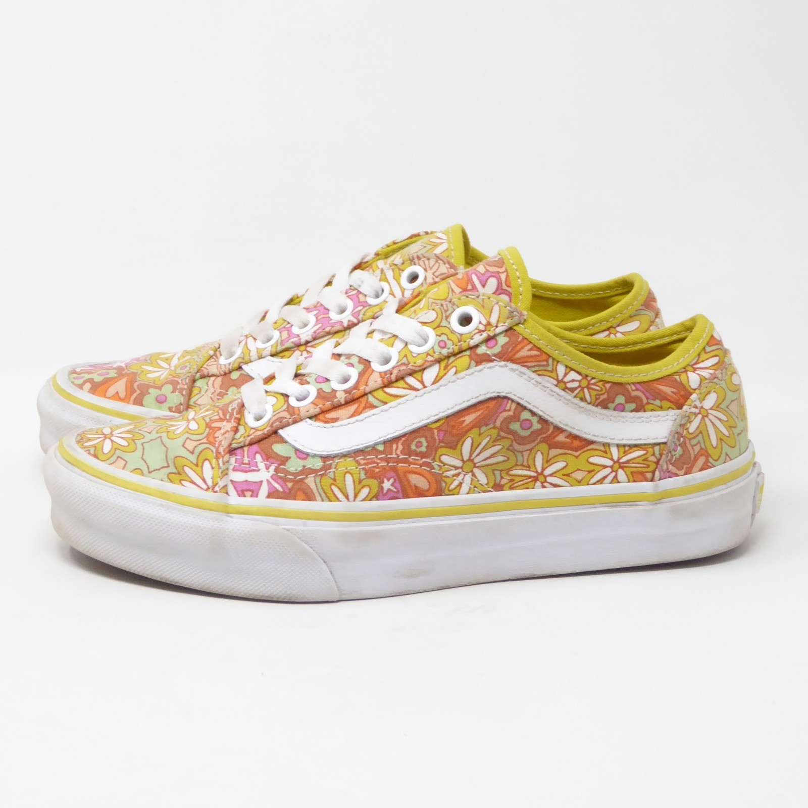 Vans Womens Old Skool tapered Sneakers Yellow Flo… - image 4