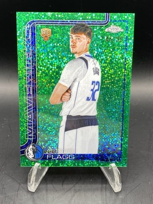 2025-26 Topps Chrome Update Cooper Flagg Variation Green Speckle Refractor #/99