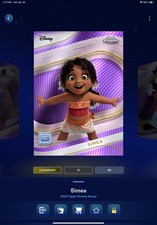 Topps Digital DISNEY COLLECT legendary chrome Purple Simea