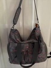 Gray Spectra Breast Pump Tote Bag with Storage Pockets
