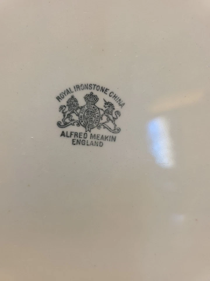 White ALFRED MEAKIN 14" X 10 ROYAL IRONSTONE CHINA Rectangle PLATTER England - Image 4 of 4