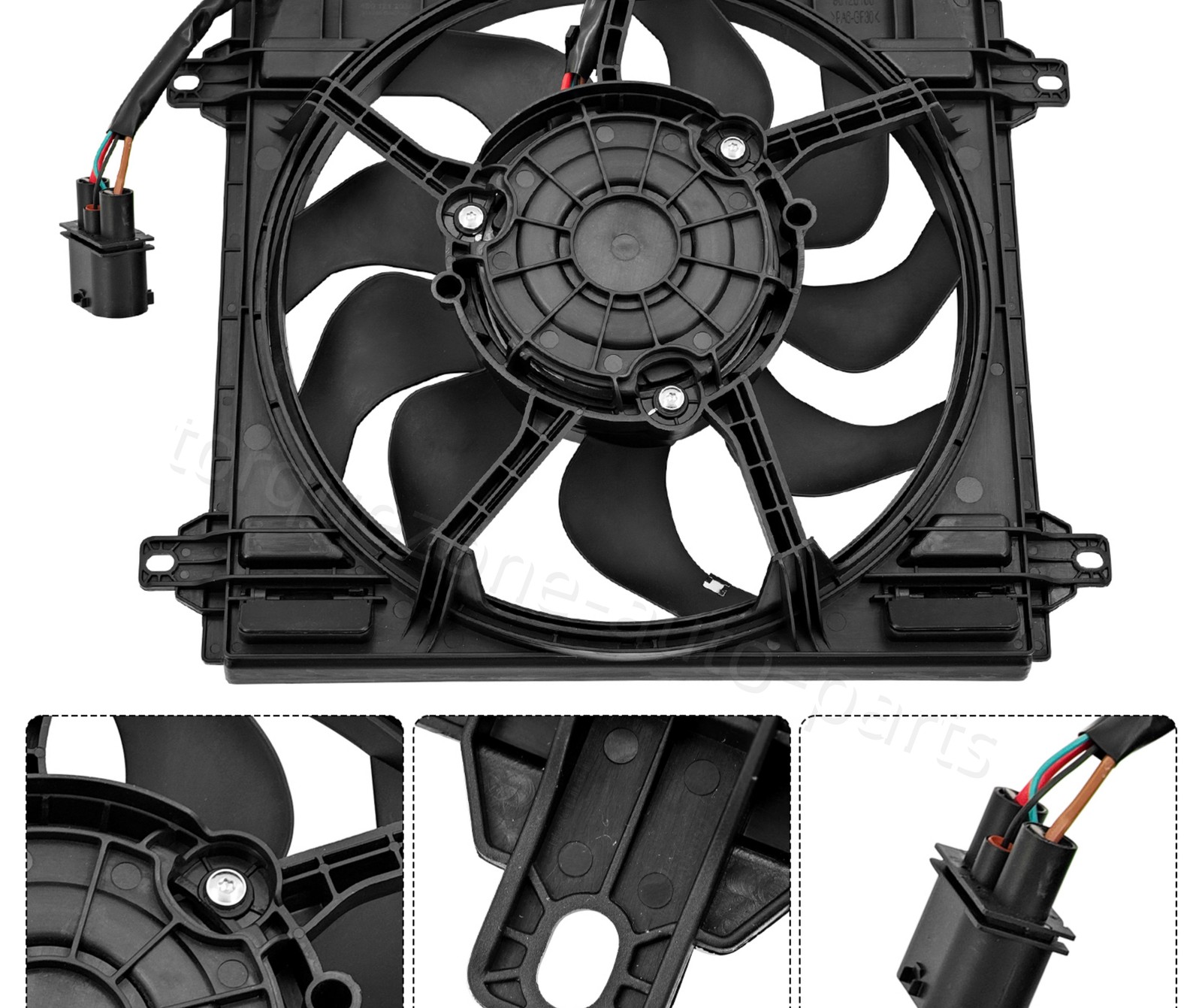 Audi R8 Cooling fan motors Set P/N 4S0121203B