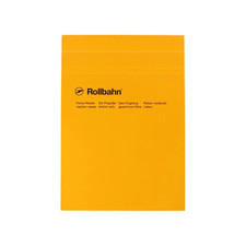 Delfonics Rollbahn Ruled Notepad: 6-1/2 in. x 8-1/2 in. Yellow  A5 notebook