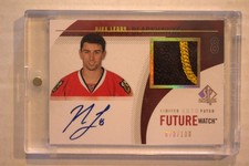 2010-2011 SP AUTHENTIC HOCKEY NICK LEDDY FUTURE WATCH AUTO PATCH #294