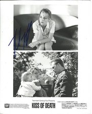 Helen Hunt signed Kiss of Death 8X10 Original Still Photo in person. Twister