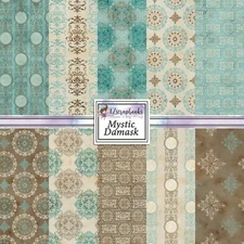 MYSTIC DAMASK - Paper Pack
