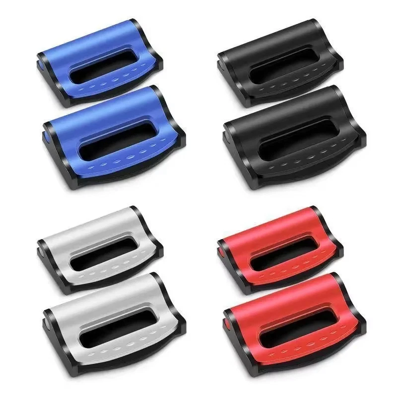 ✅ 2 Clips Ceinture Sécurité Voiture Réglable Pince Auto Butée Clip Sangle Bloque - Photo 2/4