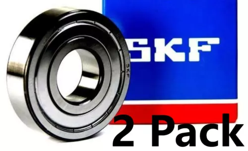 2 CONFEZIONI SKF 608 ZZ 8x22x7mm Cuscinetto a sfera scanalato profondo metallo schermato 608 2Z NUOVO - Foto 1 di 2