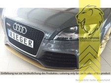 Rieger Frontspoiler Spoilerlippe Spoiler für Audi TT RS 8J Coupe Cabrio schwarz 