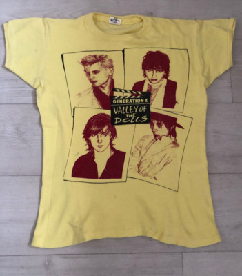 Vintage 1979 Generation X / Billy Idol ''Valley Of The Dolls'' T-Shirt - p2p 18''