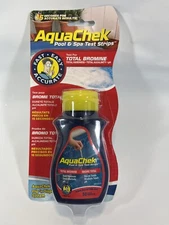 AquaChek Swimming Pool Spa & Hot Tub Red Total Bromine Test Strips  50 Count i24