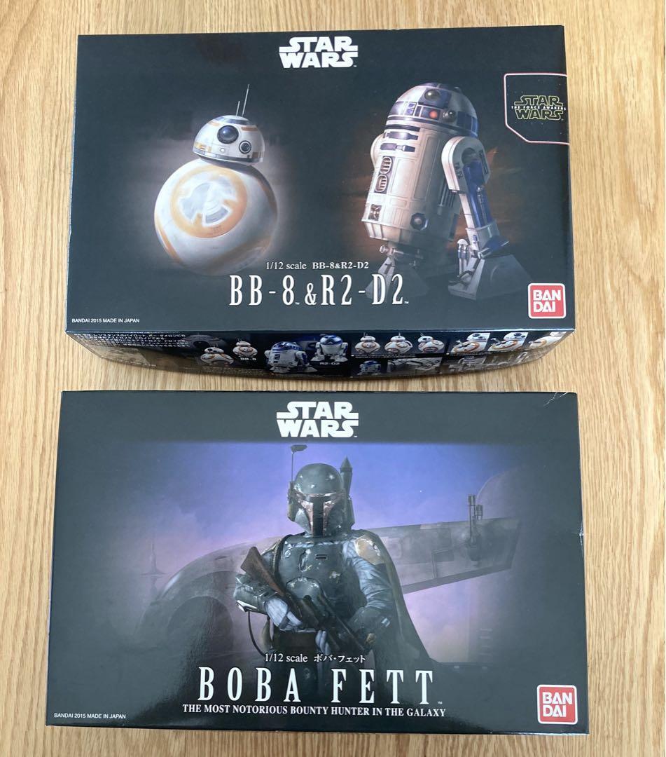 キャラクター BANDAI  STARWARS  BB-8 & R2-D2 BOBA FETT Bandai Starwars Bb-8 R2-D2 Boba Fett | eBay