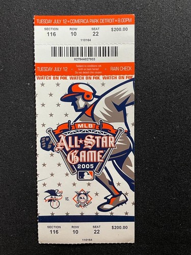 2005 MLB All-Star Game Collector's Set Ticket Program & Ltd. Ed. Pin Collection - Picture 6 of 7