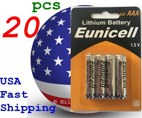 20 X Size AAA LR3 LR03 Ultimate 9 times longer Card 1.5V Lithium Battery - Picture 1 of 6