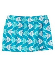 GYMBOREE HOP'N ROLL BLUE w/ FISHES STRIPED KNIT SKORT 4 5 7 8 NWT
