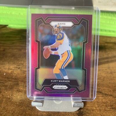 2023 Panini Prizm Purple Kurt Warner /125 St. Louis Rams #166