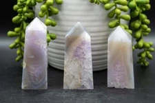 Amethyst Agate Tower 3"