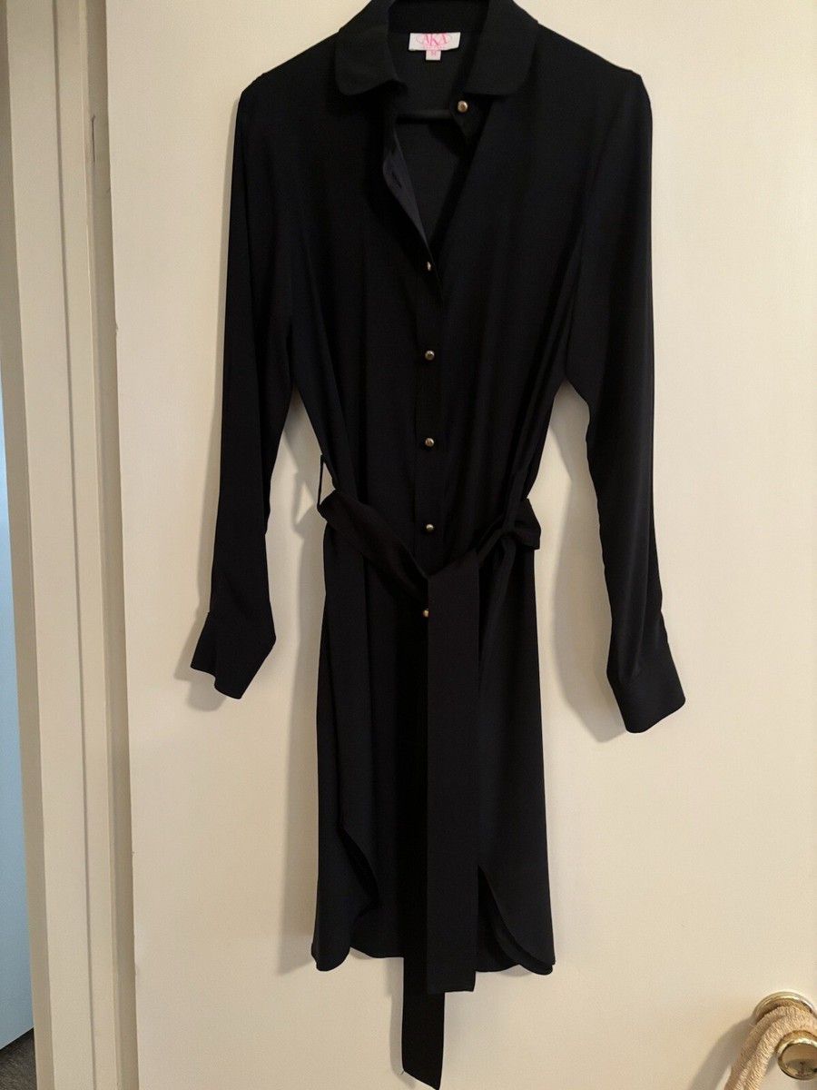 shirt silk dresses new york SILK BUTTON DOWN DRESS RUTH JADE, hand made - MOMO NEW YORK
